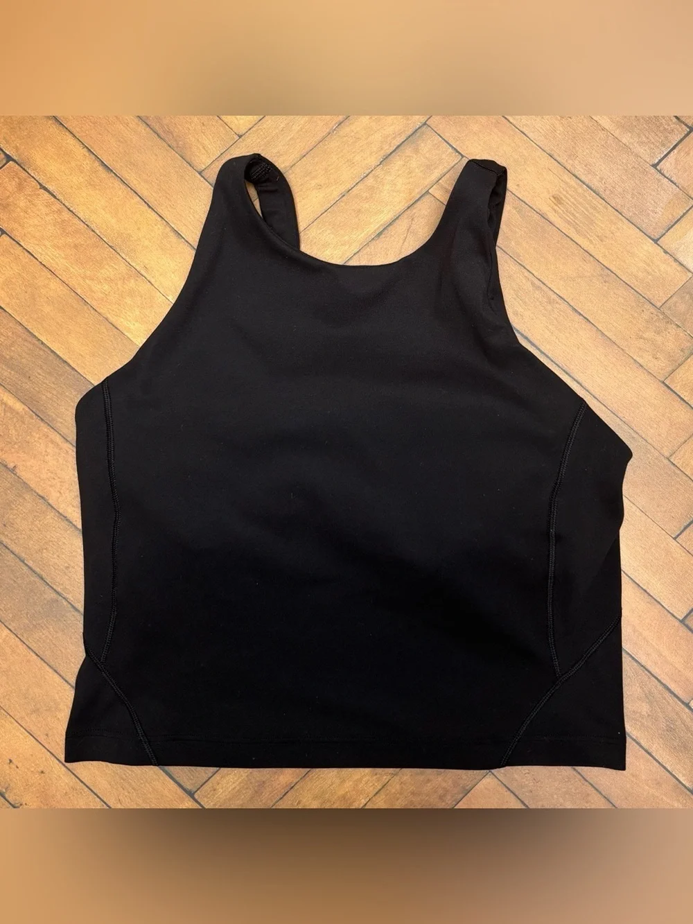 Lululemon Align High Neck Tank Top In Black Size 6